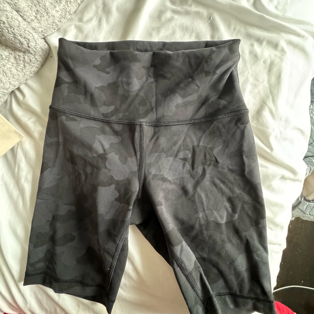 Lululemon Biker Camo Shorts
